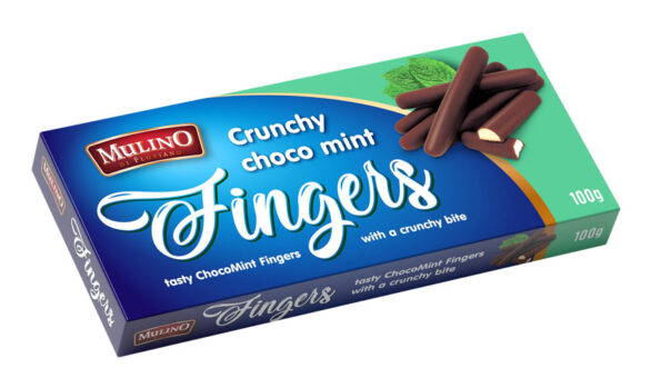 Crunchy Fingers Choco Mint KARTONIK