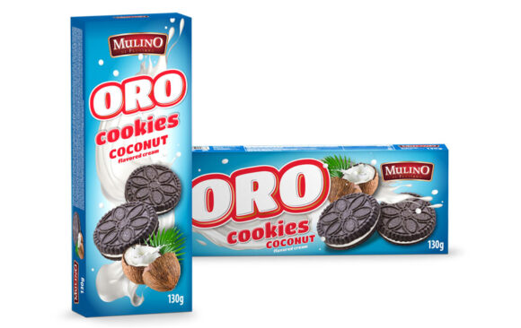 ORO Cookies Coconut flavored cream