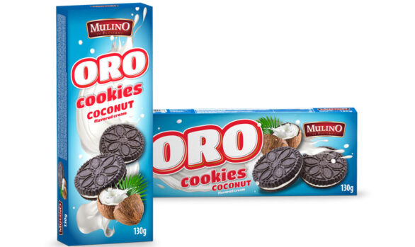 ORO Cookies Coconut flavored cream